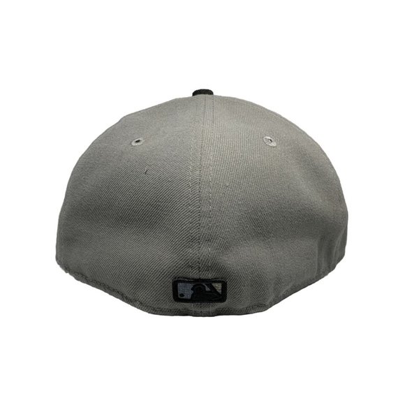 New Era 59Fifty Seattle Mariners 7 1/8 Fitted Hat MLB Grey Black Alternate Color - Picture 4 of 7